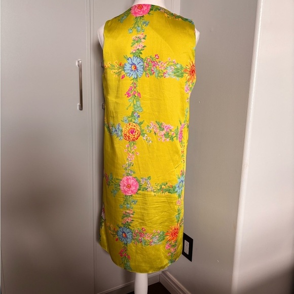 Julie Brown Green Floral V-Neck Sundress - Picture 4 of 12